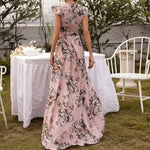Robe Mariage Fleurie Fendue - Vignette | Dame Fleur