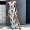 Robe Mariage Fleurie Fendue | Dame Fleur