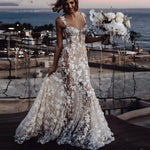 Robe Mariée Fleurie Blanche - Vignette | Dame Fleur