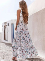 Robe Maxi Fleurs Mariage - Vignette | Dame Fleur