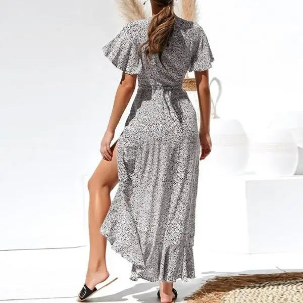 Robe Mi-Longue Fleurie Femme | Dame Fleur