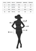 Robe Mi-Longue Fleurie Manches Longues - Vignette | Dame Fleur