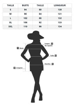 Robe Mi-Longue Noire Fleurie - Vignette | Dame Fleur