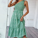 Robe Midi Fleurie - Vignette | Dame Fleur