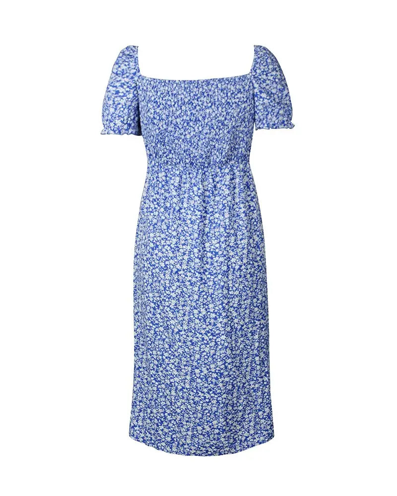Robe Midi Fleurie Femme | Dame Fleur