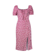 Robe Midi Fleurie Femme - Vignette | Dame Fleur