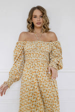 Robe Midi Fluide Fleurie - Vignette | Dame Fleur