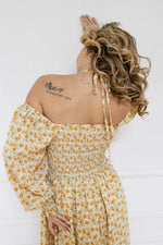 Robe Midi Fluide Fleurie - Vignette | Dame Fleur