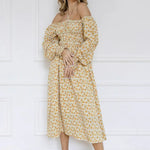 Robe Midi Fluide Fleurie - Vignette | Dame Fleur