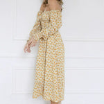 Robe Midi Fluide Fleurie - Vignette | Dame Fleur