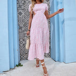 Robe Mousseline Fleurie - Vignette | Dame Fleur