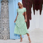 Robe Mousseline Fleurie - Vignette | Dame Fleur