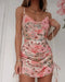 Robe Nuisette Fleurie Rose | Dame Fleur