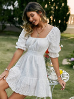 Robe Patineuse Fleurie Mariage - Vignette | Dame Fleur