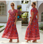 Robe Portefeuille Bohème - Vignette | Dame Fleur