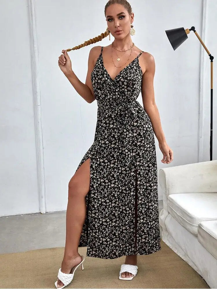 Robe Portefeuille Femme | Dame Fleur