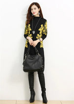 Robe Pull Fleurie - Vignette | Dame Fleur