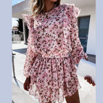 Robe Rose avec Fleur - Vignette | Dame Fleur