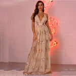 Robe Soirée Mariage Fleurs - Vignette | Dame Fleur