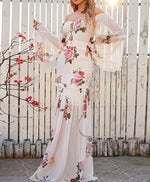 Robe Témoin de Mariage Fleurie - Vignette | Dame Fleur