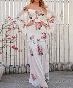 Robe Témoin de Mariage Fleurie - Vignette | Dame Fleur