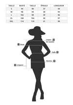 Robe Verte Fleurs Blanches - Vignette | Dame Fleur