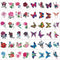 Tatouages Éphémères Fleur et Papillon – Pack 10 à 50 pièces