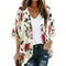 Veste Kimono à Motifs Fleurs Rose | Dame Fleur