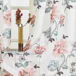 Voilage Blanc Fleuri - Vignette | Dame Fleur