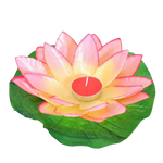 bougie en forme de fleur de lotus