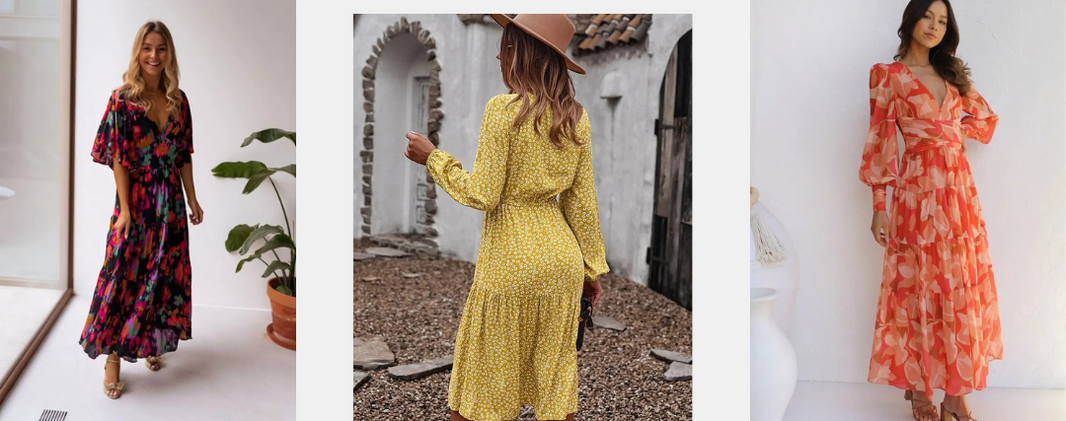 Les tendances robes fleuries printemps-été