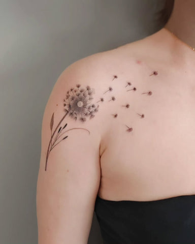 Tatouage Fleur Pissenlit: Symboles Idées et Inspirations