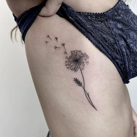 Tatouage Fleur Pissenlit: Symboles Idées et Inspirations