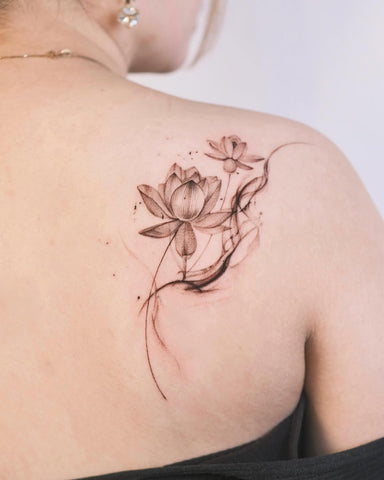 Tatouage Fleur de Lotus: Signification et Exemples