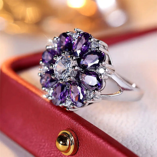 Bague en Forme de Fleur Joaillerie | Dame Fleur