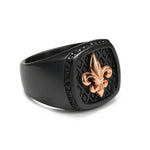 Bague Fleur de Lys Ancienne - Vignette | Dame Fleur
