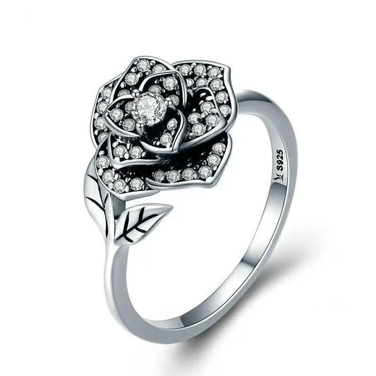 Bague Fleur Grosse en Argent | Dame Fleur