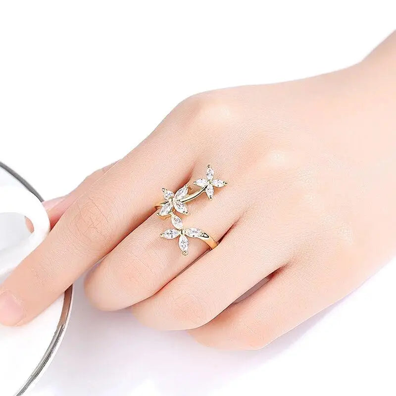 Bague Fleur Or & Diamant | Dame Fleur