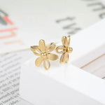 Bague Fleur Or Jaune - Vignette | Dame Fleur