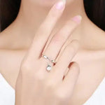 Bague Fleur Perle - Vignette | Dame Fleur