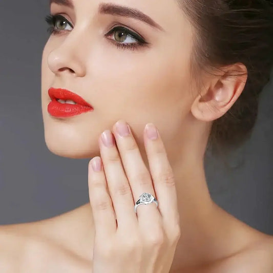 Bague Fleur Rose de Luxe | Dame Fleur