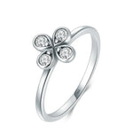 Bague Fleur Trèfle Diamant - Vignette | Dame Fleur