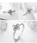 Bague Fleur Trèfle Diamant - Vignette | Dame Fleur