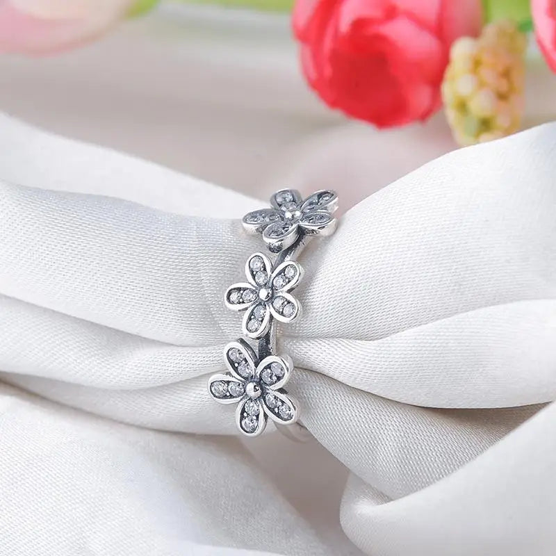 Bague Fleur Triple Fleurs | Dame Fleur