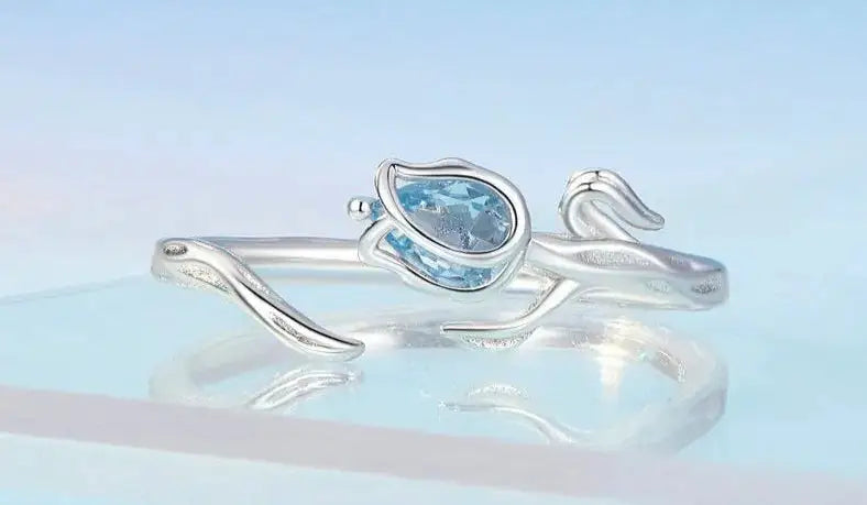 Bague Fleur Tulipe (Argent) | Dame Fleur