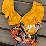 Bikini Fleuri Taille Haute - Vignette | Dame Fleur