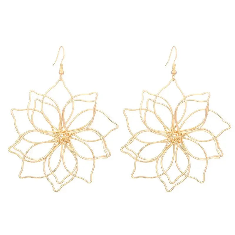 Boucles d’Oreilles en Forme de Fleur | Dame Fleur