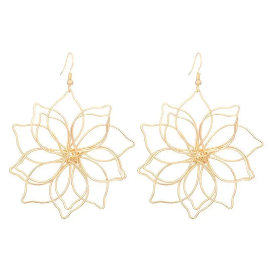 Boucles d’Oreilles en Forme de Fleur | Dame Fleur