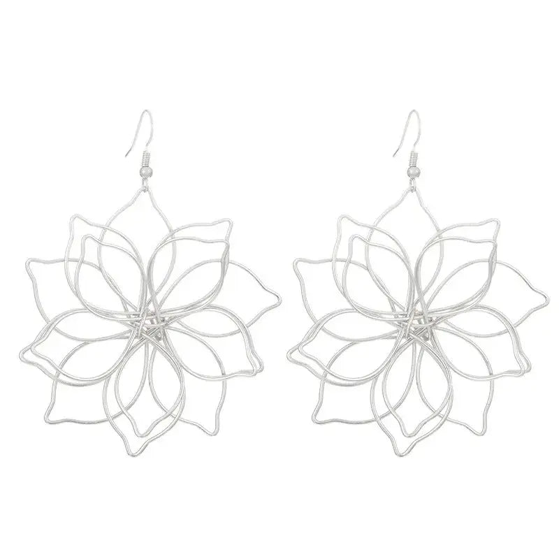 Boucles d’Oreilles en Forme de Fleur | Dame Fleur