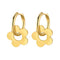 Boucles d’Oreilles Fleur en Acier Inoxydable | Dame Fleur